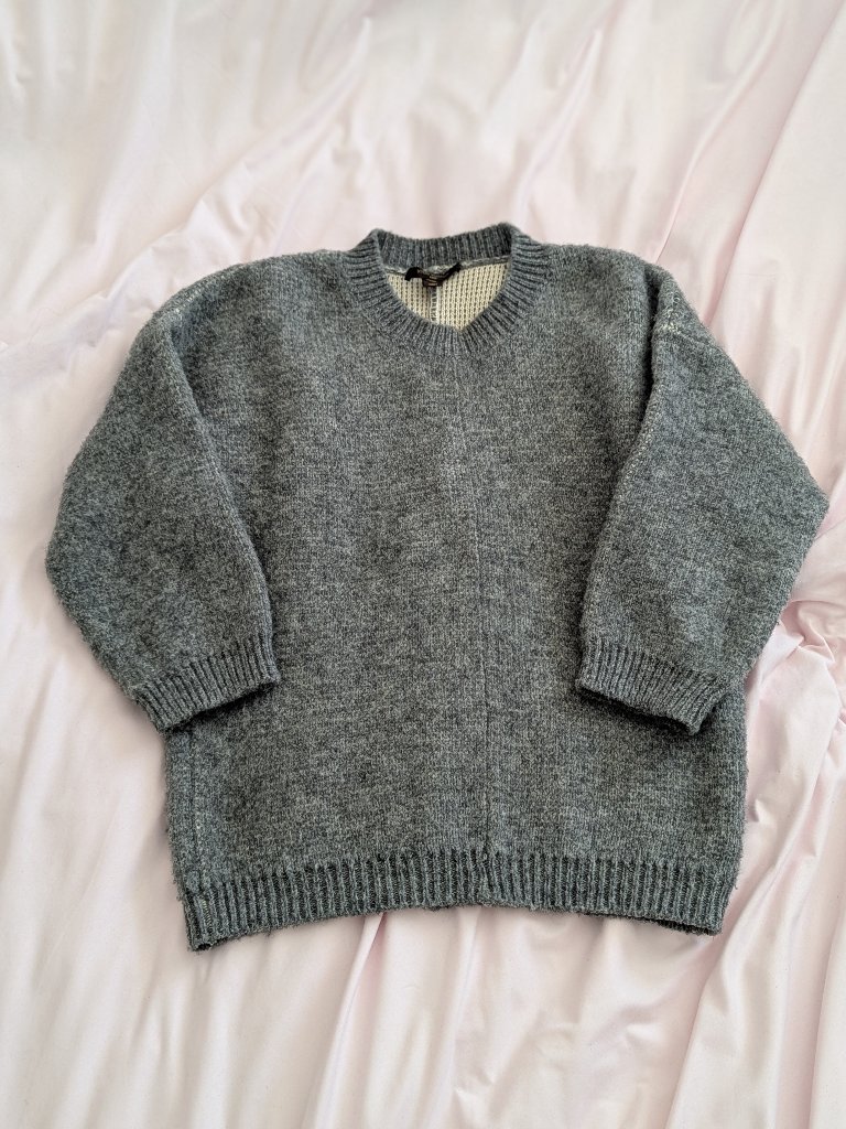 Louis Vuitton Grey Wnkm18mpn Cashmere Wool Sweater Size ?